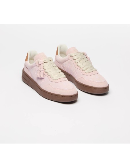 Tênis VEJA x YOUR ID Feminino V-90 camurça rosa - Oficial