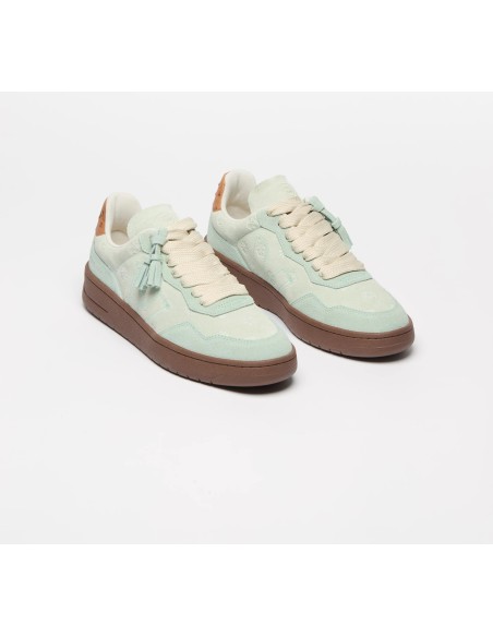 Tênis VEJA x YOUR ID Feminino V-90 camurça verde - Oficial