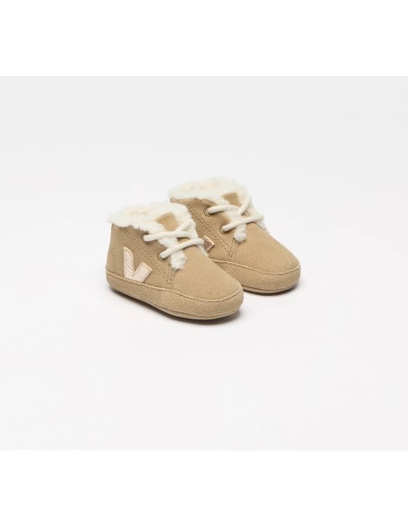 Tênis VEJA Baby infantil areia e dourado VEJA - VERT Oficial