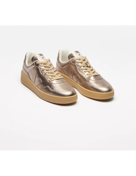 Tênis VEJA Feminino V-90 couro bronze VEJA - VERT