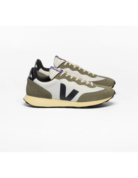 Tênis VEJA Masculino Rio Branco II preto e verde - VERT