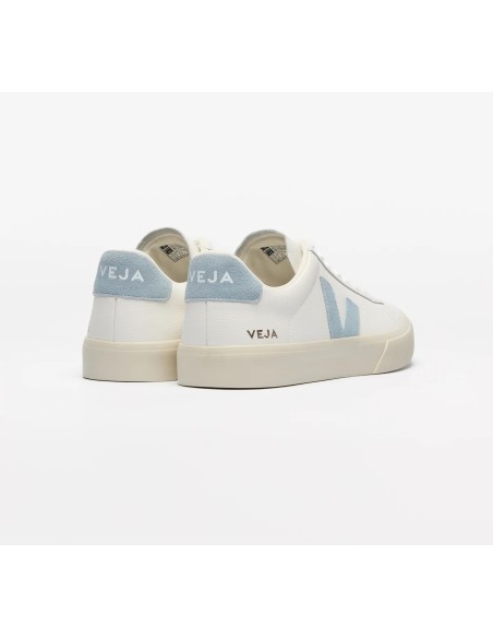 Tênis VEJA Masculino Campo couro branco e azul VEJA - VERT