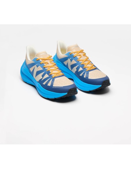 Tênis VEJA Feminino Condor 3 corrida bege e azul VEJA - VERT