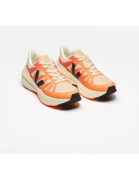 Tênis VEJA Feminino Condor 3 corrida laranja e preto VEJA - VERT