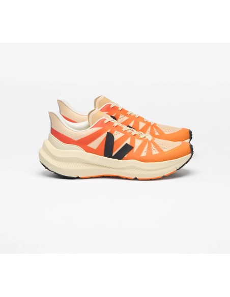 Tênis VEJA Feminino Condor 3 corrida laranja e preto VEJA - VERT