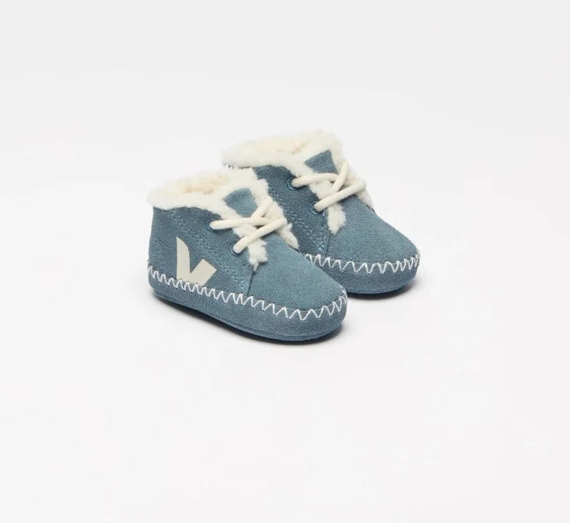 Tênis VEJA Baby infantil camurça bege VEJA - VERT Oficial 2