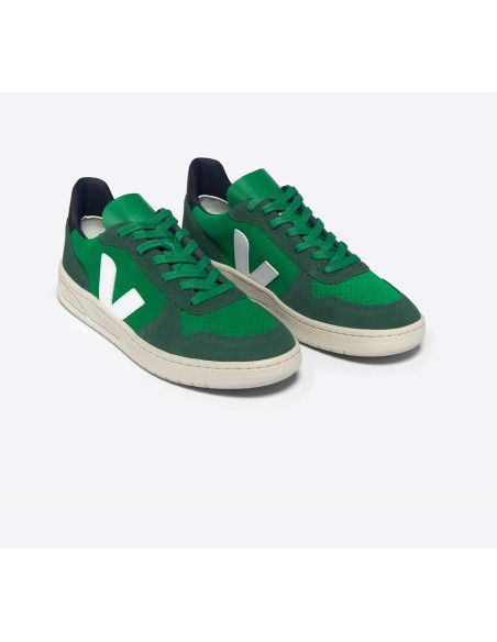Tênis VEJA feminino V-10 verde, cinza e preto - VEJA - VERT