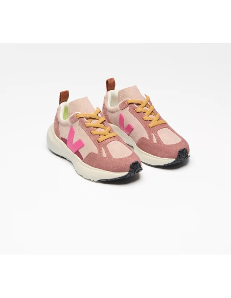 Tênis VEJA Canary infantil júnior camurça rosa VEJA - VERT Oficial