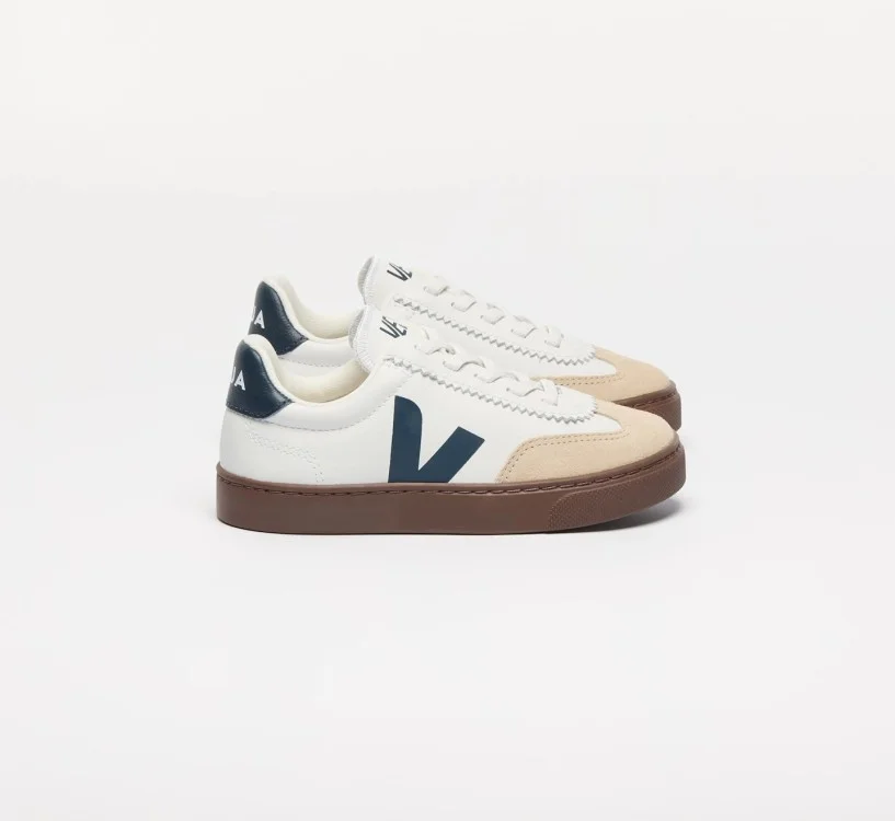 Tênis VEJA Volley júnior branco e azul VEJA - VERT Oficial
