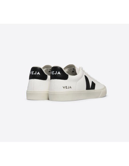 Tênis VEJA Feminino Campo Couro Branco Preto VEJA - VERT Oficial