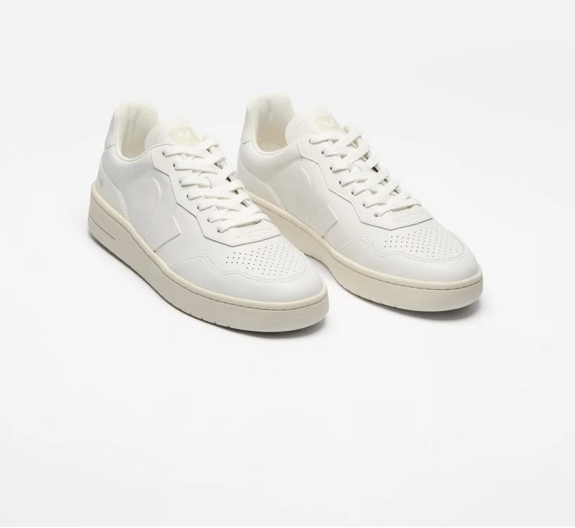 Tênis VEJA Feminino V-90 Couro Branco VEJA - VERT Oficial 2