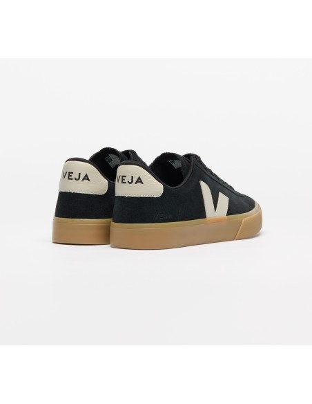 Tênis VEJA Feminino Campo Bold Suede Preto Pierre VEJA - VERT Oficial