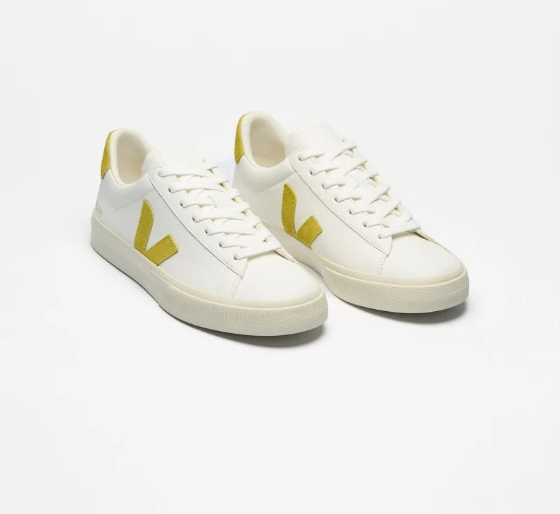 Tênis VEJA feminino Campo couro branco - VEJA - VERT 2
