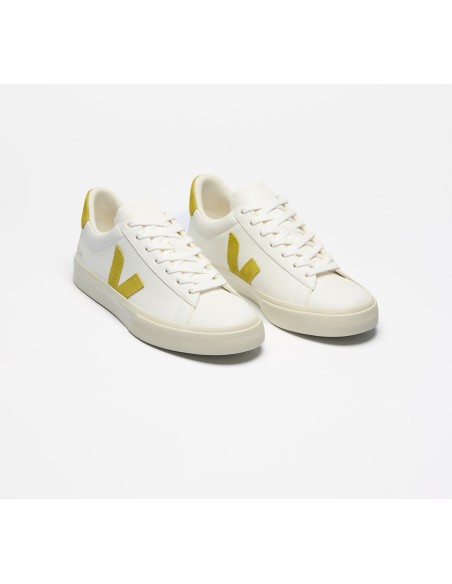 Tênis VEJA feminino Campo couro branco - VEJA - VERT