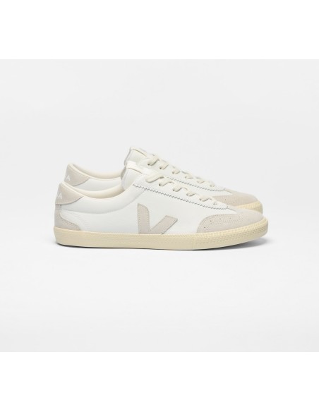 Tênis VEJA Feminino Volley Couro Branco Natural VEJA - VERT Oficial