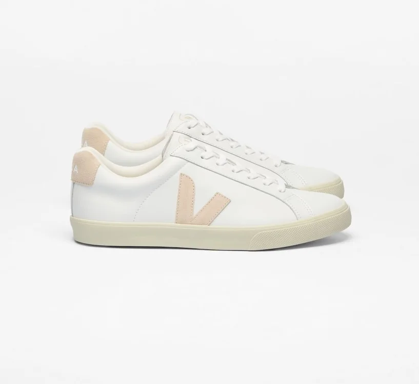Tênis VEJA Feminino Esplar Couro Branco Sable VEJA - VERT Oficial