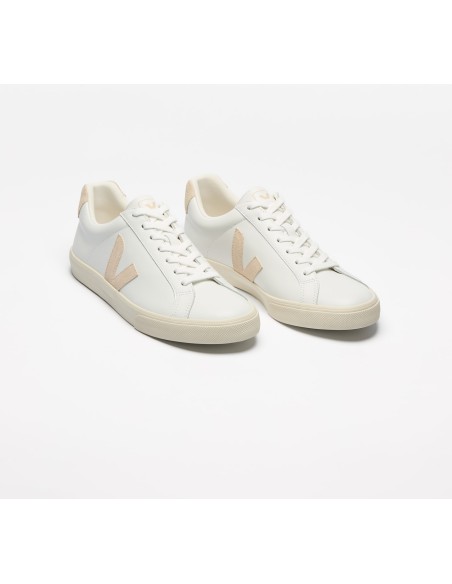 Tênis VEJA Feminino Esplar Couro Branco Sable VEJA - VERT Oficial