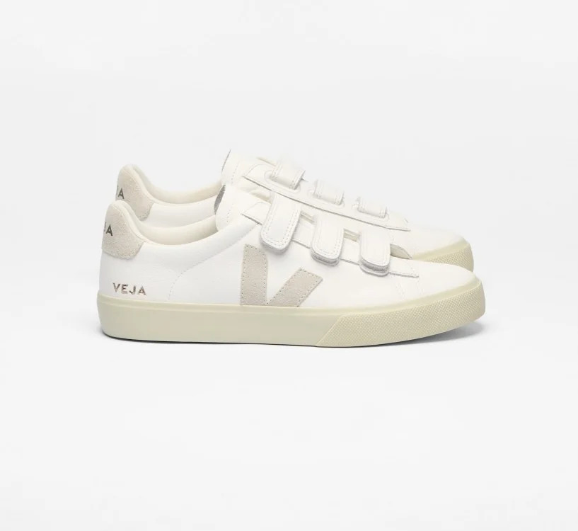 Tênis VEJA Feminino Recife Couro Branco Natural VEJA - VERT Oficial