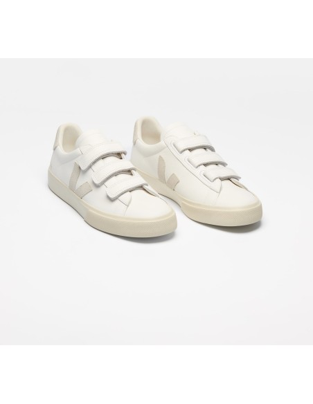 Tênis VEJA Feminino Recife Couro Branco Natural VEJA - VERT Oficial