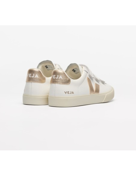 Tênis VEJA Feminino Recife Couro Branco Platine VEJA - VERT Oficial