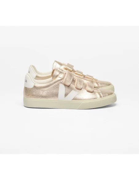 Tênis VEJA Feminino Recife Couro Platine Branco VEJA - VERT Oficial