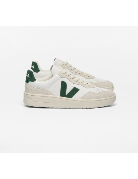 Tênis VEJA Feminino V-90 Couro Branco Cyprus VEJA - VERT Oficial