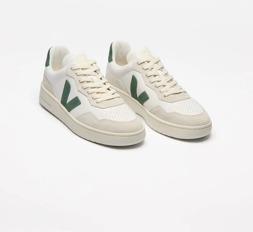 Tênis VEJA Feminino V-90 Couro Branco Cyprus VEJA - VERT Oficial 2