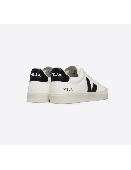 Tênis VEJA Masculino Campo Couro Branco Preto VEJA - VERT Oficial