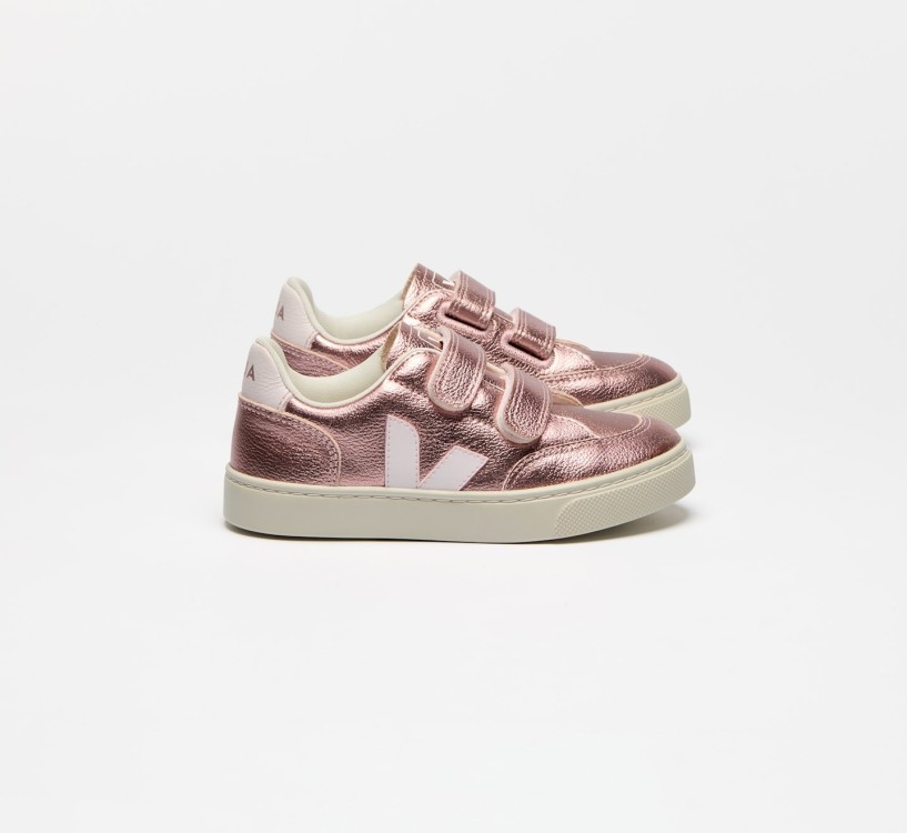 Tênis VEJA Feminino V-12 Couro Branco Sable VEJA - VERT Oficial 2