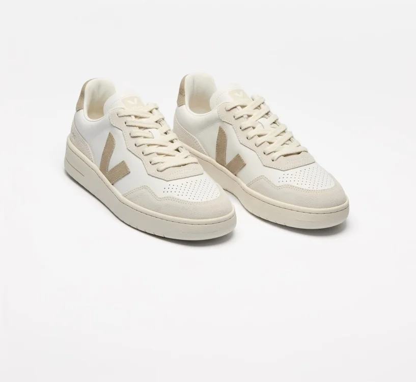 V-90 LEATHER WHITE TAUPE 2
