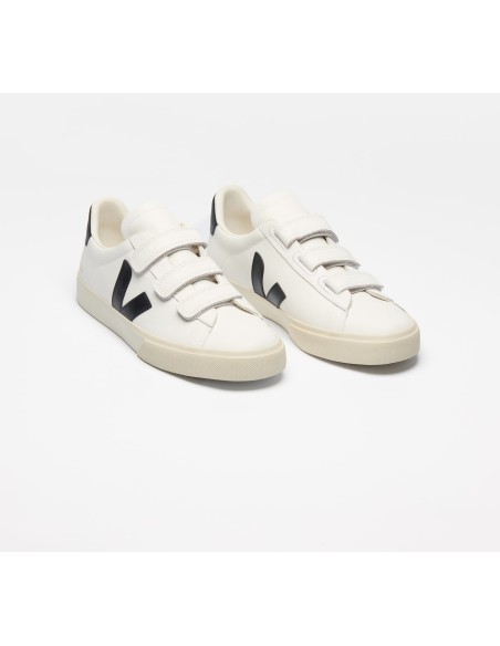 Tênis VEJA Masculino Recife Couro Branco Preto VEJA - VERT Oficial