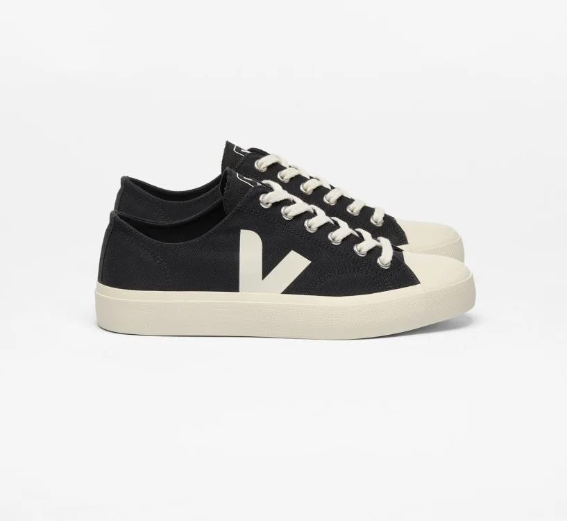 Tênis VEJA Feminino Wata II Low Algodão Preto Pierre VEJA - VERT Oficial