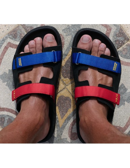 Sandália VEJA X HOMECORE masculina preta - VERT