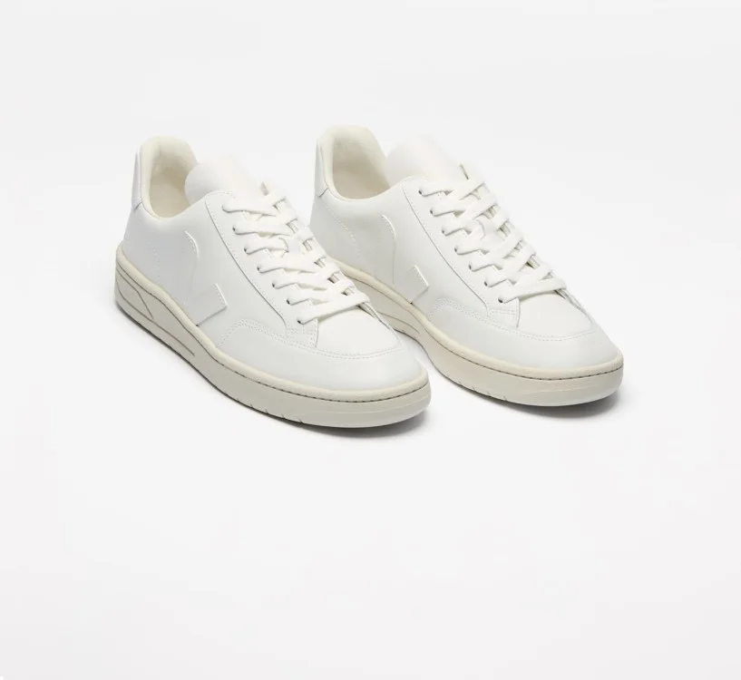 Tênis VEJA Feminino V-12 Couro Branco VEJA - VERT Oficial 2