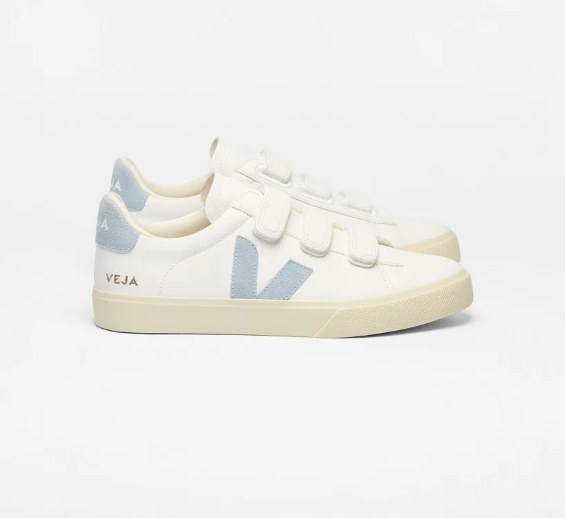 Tênis VEJA Feminino Recife Couro Branco Steel VEJA - VERT Oficial
