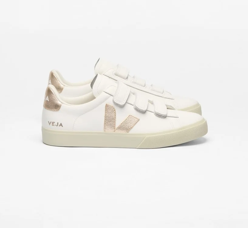 Tênis VEJA Masculino Recife Couro Branco Platine VEJA - VERT Oficial