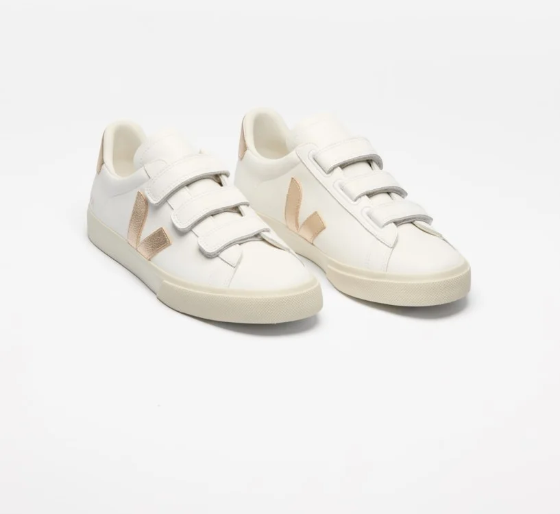 Tênis VEJA Masculino Recife Couro Branco Platine VEJA - VERT Oficial 2