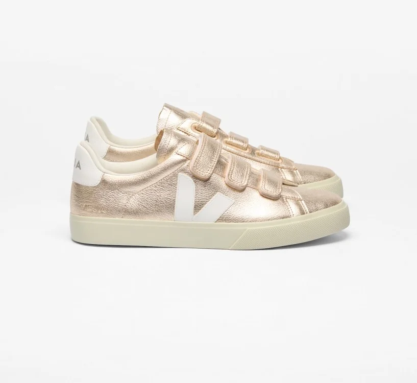 Tênis VEJA Masculino Recife Couro Platine Branco VEJA - VERT Oficial