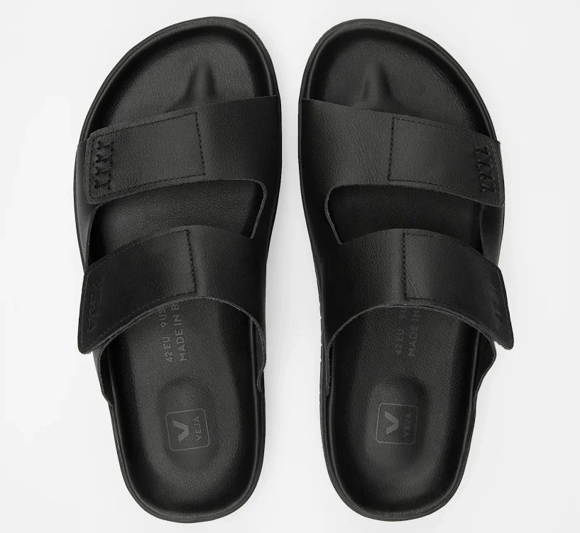 Sandália VEJA Masculino Etna Couro Preto VEJA - VERT Oficial 2