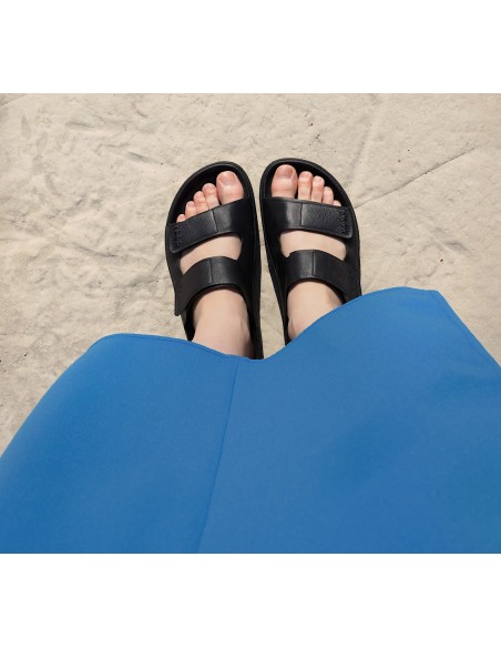 Sandália VEJA Masculino Etna Couro Preto VEJA - VERT Oficial