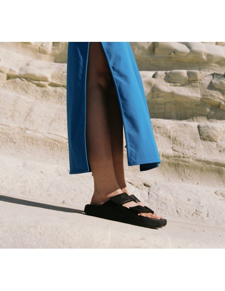 Sandália VEJA Feminino Etna Couro Preto VEJA - VERT Oficial