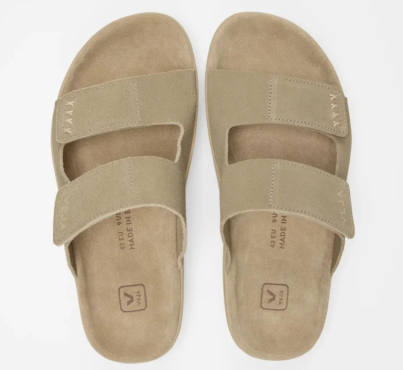 Sandália VEJA Feminino Etna Suede Taupe Almond VEJA - VERT Oficial 2