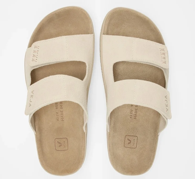 Sandália VEJA Feminino Etna Suede Pierre Almond VEJA - VERT Oficial 2