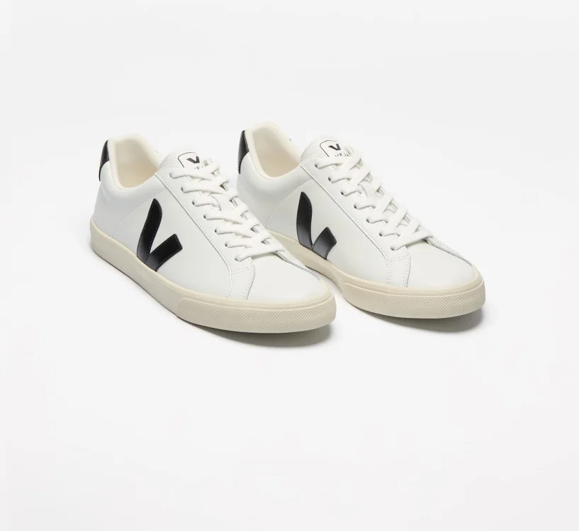 Tênis VEJA Feminino Esplar Couro Branco Preto VEJA - VERT Oficial 2
