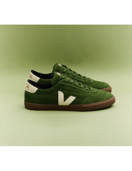 Tênis VEJA Masculino Panenka camurça verde militar VEJA - VERT