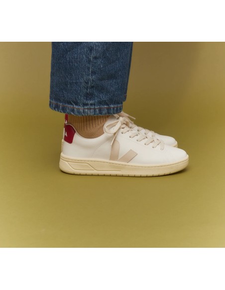 Tênis VEJA Feminino Urca Cwl Branco Pierre Marsala VEJA - VERT Oficial