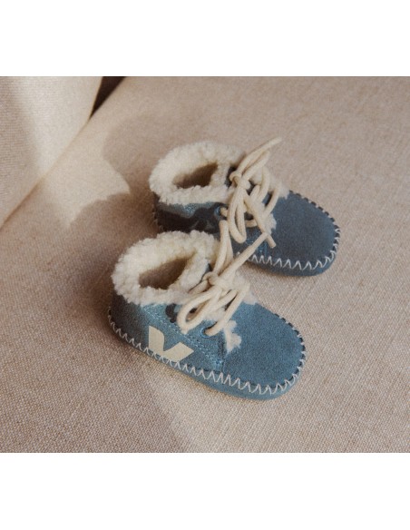 Tênis VEJA Baby infantil camurça bege VEJA - VERT Oficial