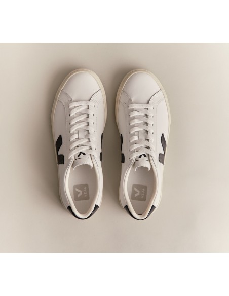 Tênis VEJA Masculino Esplar Couro Branco Preto VEJA - VERT Oficial