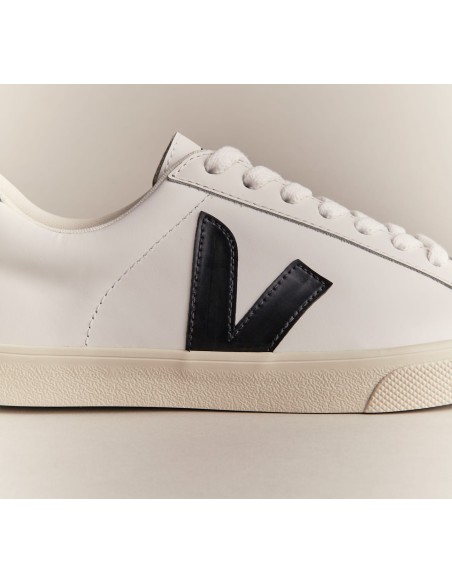 Tênis VEJA Masculino Esplar Couro Branco Preto VEJA - VERT Oficial