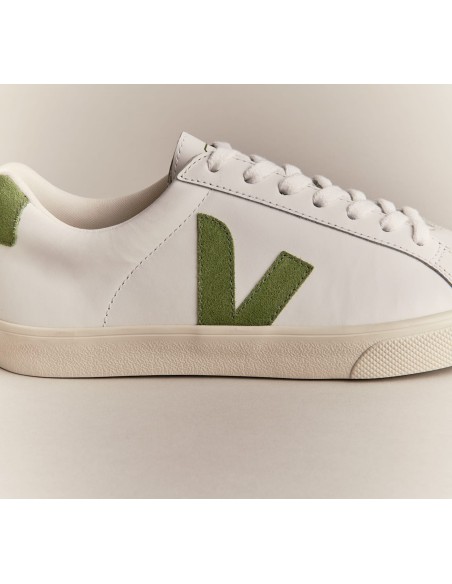 Tênis VEJA Feminino Esplar Couro Branco Kiwi VEJA - VERT Oficial